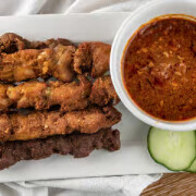 13. Mixed Satay 沙爹鸡牛肉串